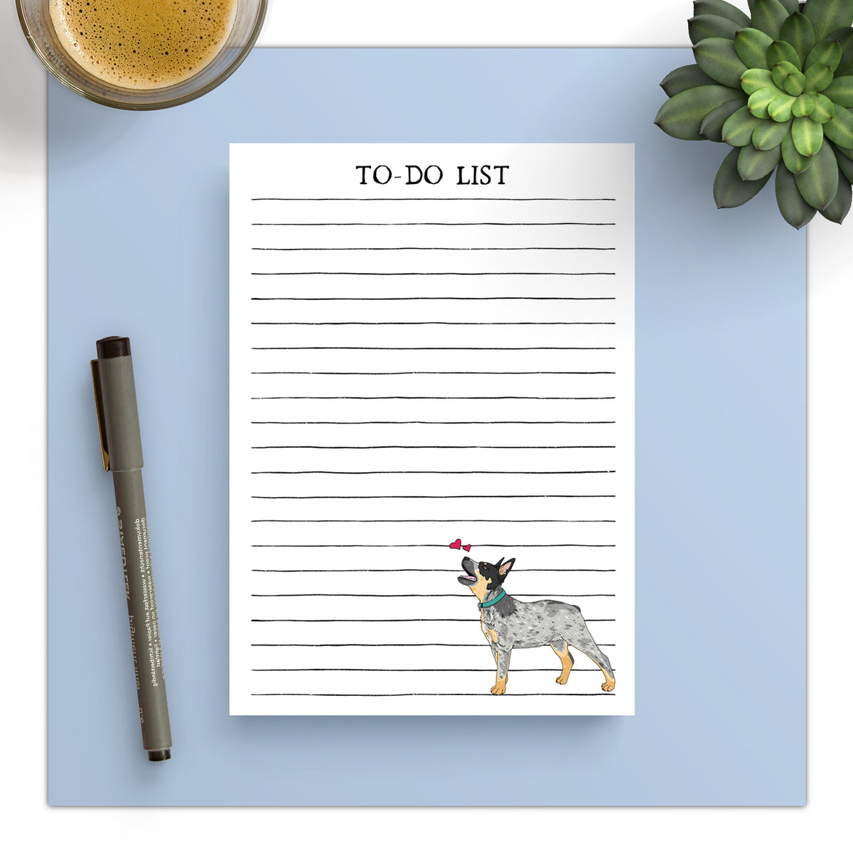 Cattle Dog Notepads & Journals | Artwork by AK