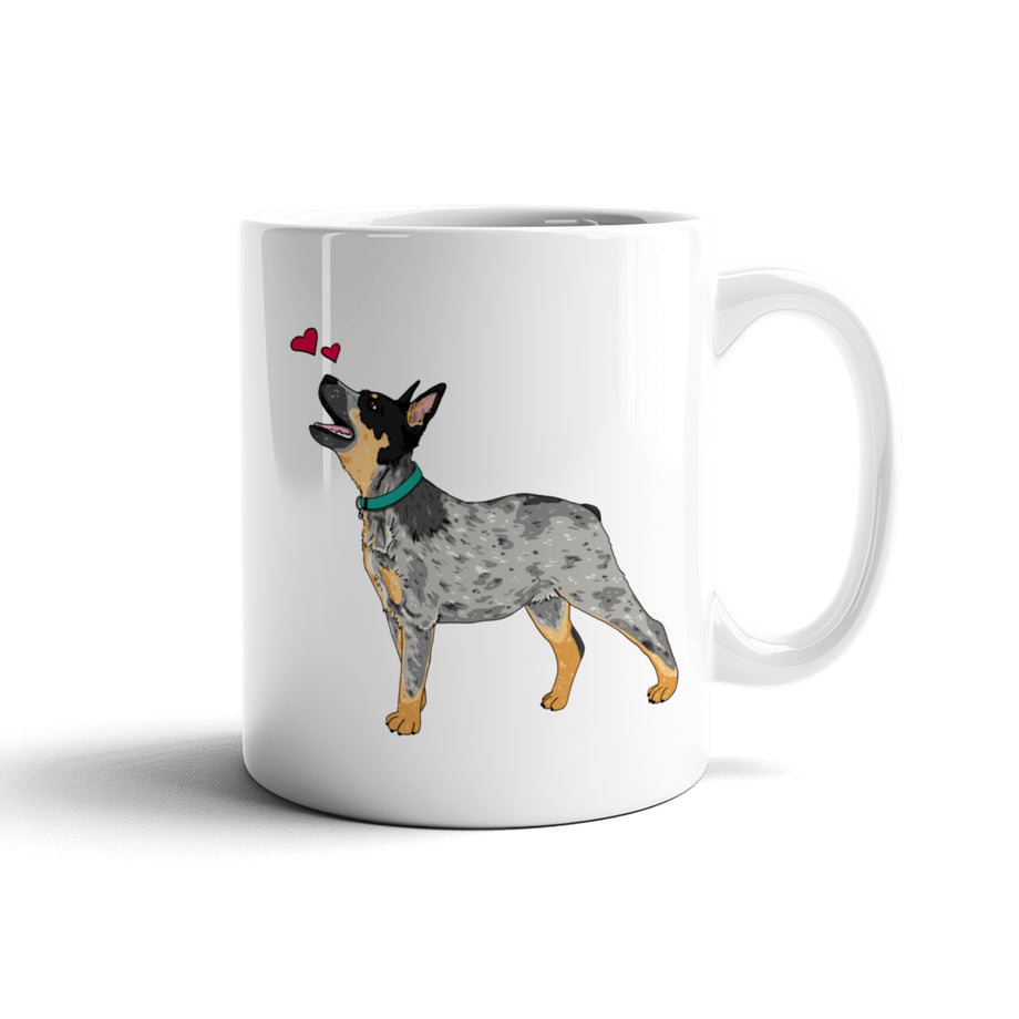 Blue Heeler Love Mug