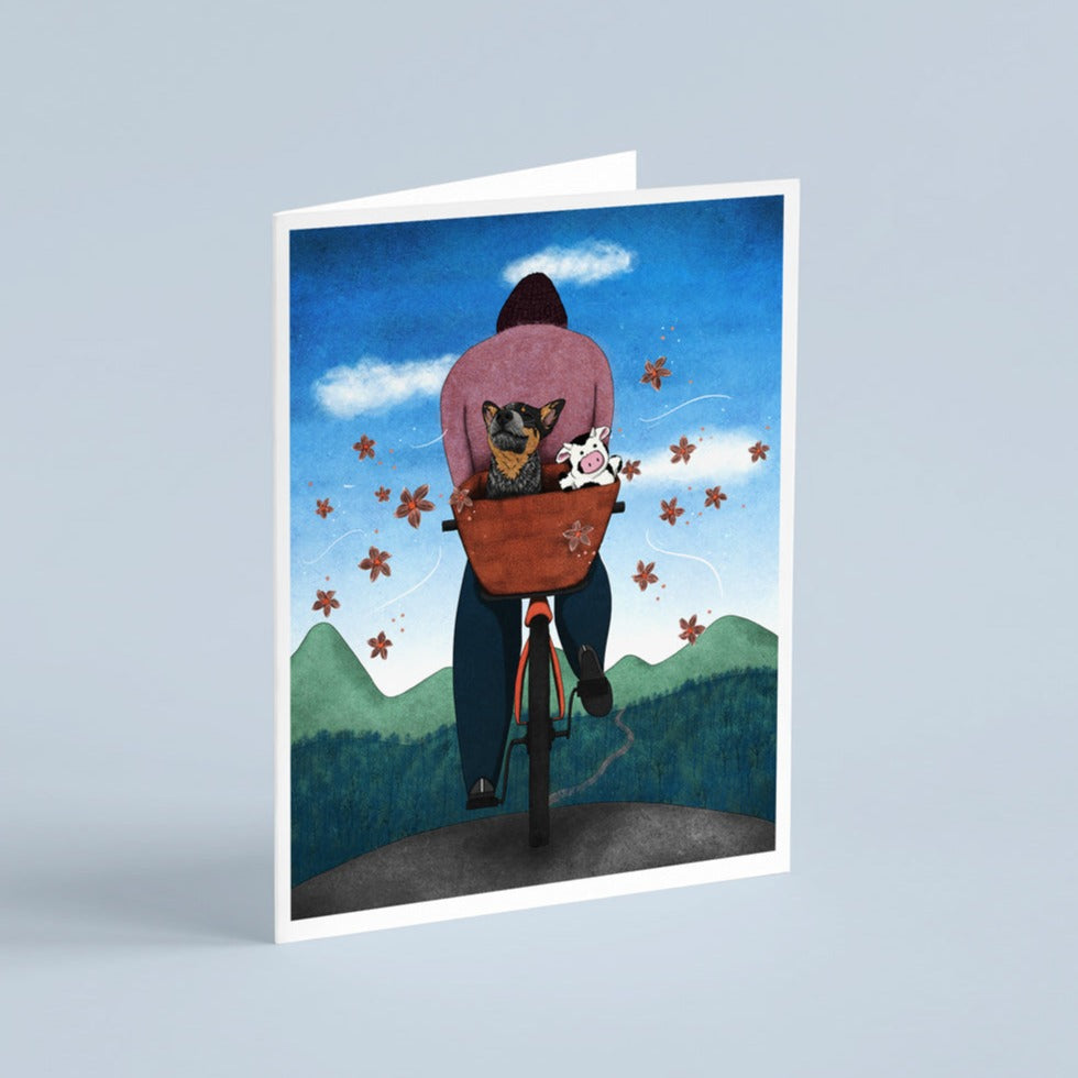Bike Ride With Friends Card