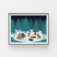 The Campout Art Print