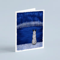 Blue Forest Starry Sky Card